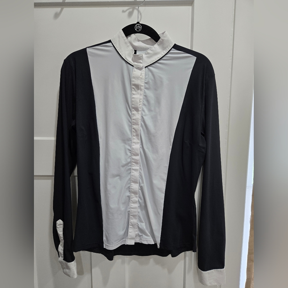 EGO7 Blue And White Long Sleeve Show Shirt